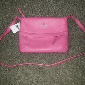 KATE SPADE-Grant Park-Starla-Cabaret Pink Pebbled Leather-AUTHENTIC-NWT